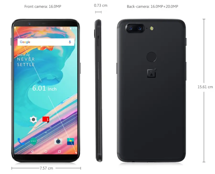 Smartphone OnePlus 5T