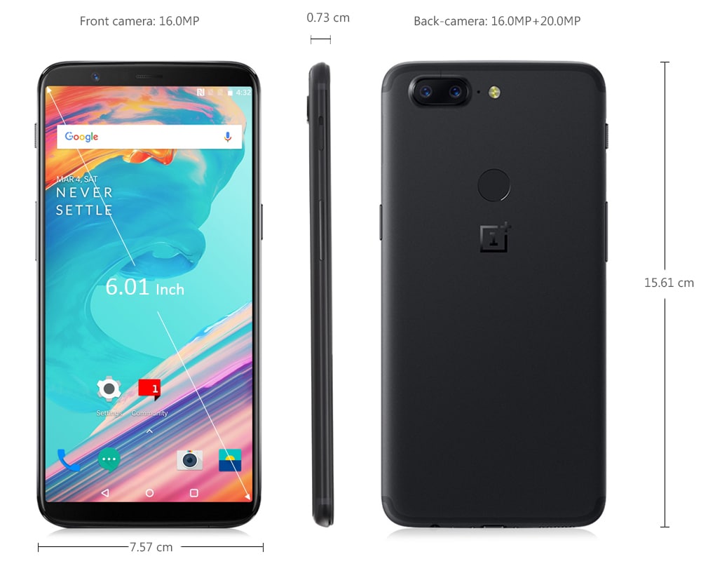 Smartphone OnePlus 5T